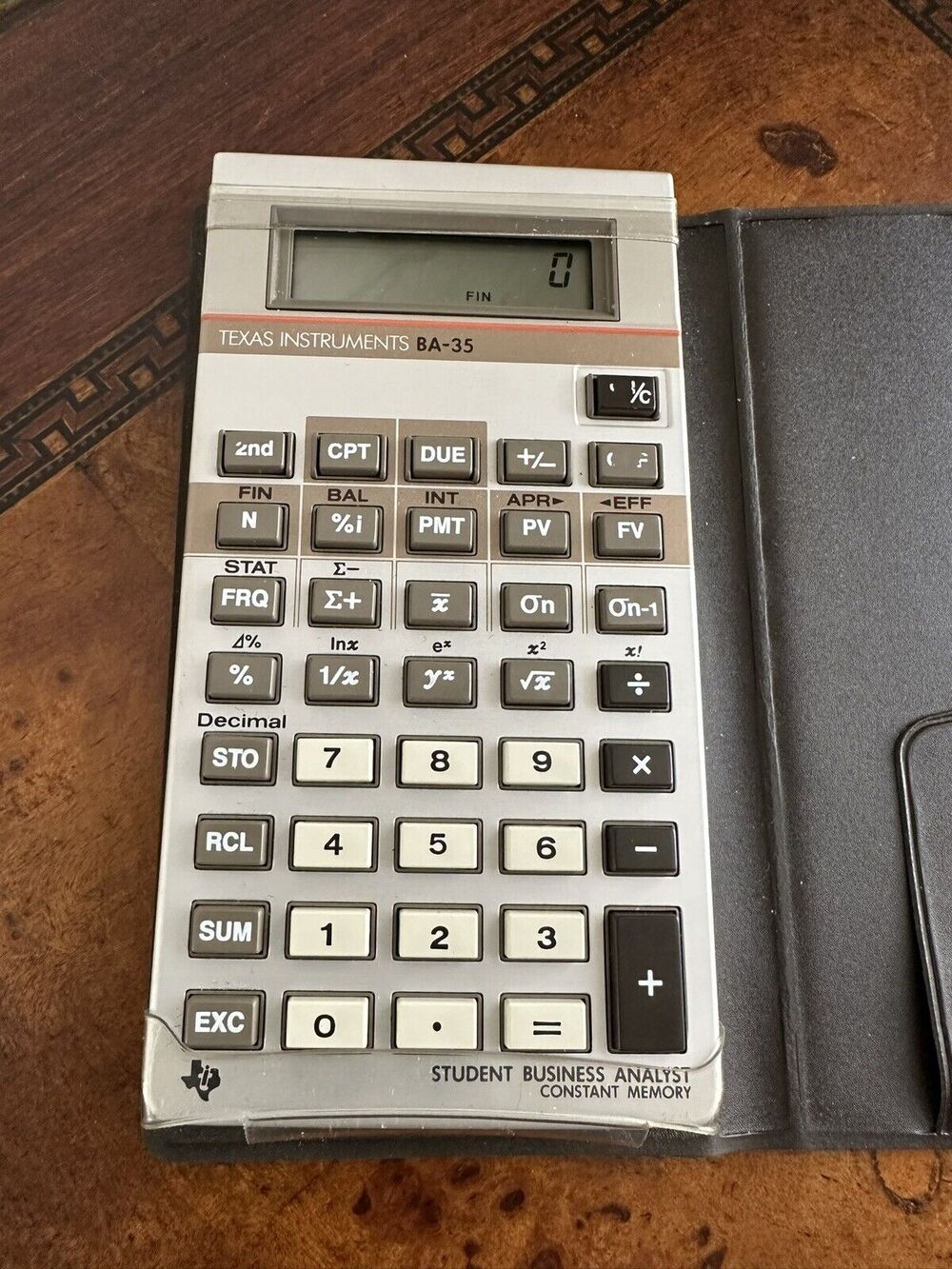 Texas Instruments BA-35 Student Business Analyst Calculator with Cover